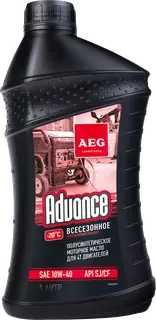 AEG Advance SAE 10W-40, 1 л